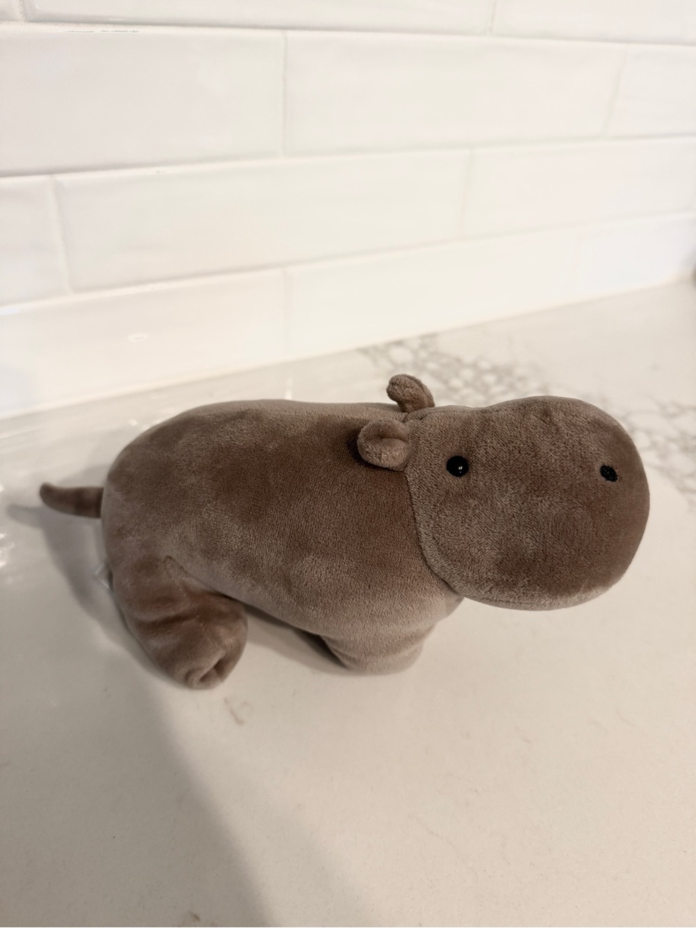 Jellycat Mellow Mallow Hippo 8” rare retired plush